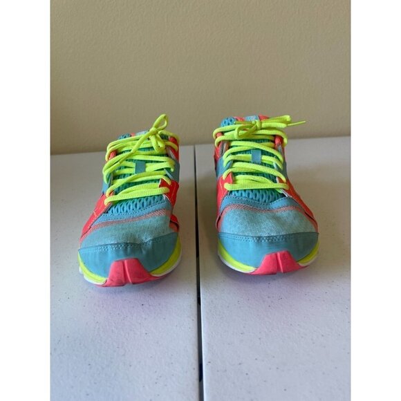 Reebok Sublite Duo Teal Pink Neon Flow Trainers Running V60454 Women's 6.5 EU 37 - Picture 4 of 16